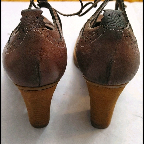 Kenneth Cole reaction retro vintage leather heels - Picture 7 of 8